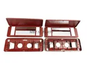 2 Mercedes R129 SL500 SL320 SL600 500SL 300SL BURGUNDY SUN VISOR MIRROR TRAY VA
