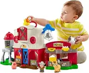Fisher-Price Little People Toddler Learning Toy Caring for Animals Farm Electronic Playset for Preschool Pretend Play Kids Ages 1+ Years