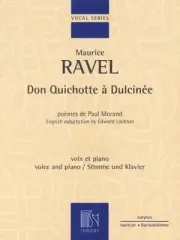 Don Quichotte a Dulcinee for Baritone and Piano Vocal Solo NEW 050486495