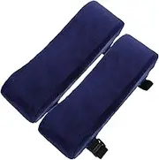 JEWEDECO Desk Chair Arm Pads Memory Foam Elbow Pillow Set 2pcs Soft Arm Rest Cushions for Office Computer Gaming Chairs