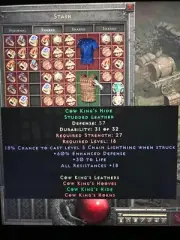 Diablo 2 Resurrected Cow King's Hide NON LADDER PC ONLY