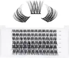 LANKIZ DIY Eyelash Extension, 72Pcs Lash Clusters Individual Lash Extensions, So