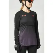 FOX Flexair Long Sleeve Women's Jersey Black/Purple