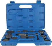 12PCS/13PCS Rewind Back Brake Car Disc Brake Caliper 1 Set Durable and Reliable Convenient Piston Compressor Tool Kit Set(Brown)