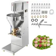 VEVOR Commercial Meatball Forming Machine, 280 PCs/min Automatic Meatball Maker, 1100W Electric Fish Beef Pork Shrimp Ball Making Tool, Stainless Stee