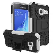 MCC Heavy Duty Samsung Galaxy J1 mini Handset Shockproof Case Cover J105 [White]