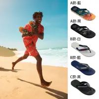 在飛比找momo購物網優惠-【havaianas 哈瓦仕】拖鞋 男鞋 夾腳拖 寬帶 風景