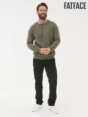 FatFace Breakyard Black Cargo Trousers (E50527) | $137