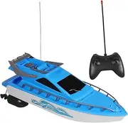 Yardwe 1 Set High Electric Boat Remote Controlled Speedboat for Fun Birthday Present Safe Materials High Efficiency Motor Pattern