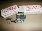 2 Vintage Music Box Crank Players Turn-A-Tune Here Comes Santa Claus
