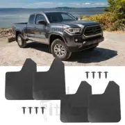 For Toyota Tacoma 1995-2024 Black 4Pcs Mud Flaps Front & Rear Splash Mud Guards