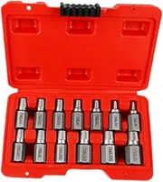 13 Pieces Bolt Extractor Kits Hex Head for Automobile Repair Car Maintenance