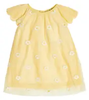 [Stella McCartney Kids] Stella McCartney Kids Baby embroidered dress M 3 yellow