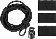 Tactical Flag Bungee Shock Cord with Cord Locks – 208cm/6.82ft Elastic Fastener Strap for MOLLE Webbing, Plate-Carrier, Backpack, Pouch, and DIY Gear Attachment
