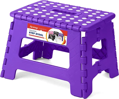 Folding Portable Collapsible Plastic Foldable Step Stool,Non Slip Folding Stools