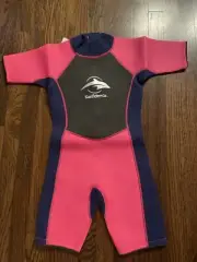 Konfidence Kids Spring Shorty Wet Suit Size 11-12 Yrs