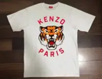 在飛比找Yahoo!奇摩拍賣優惠-法國kenzo潮牌新款夏季巴黎老虎大笨象動物圖案短袖T恤te