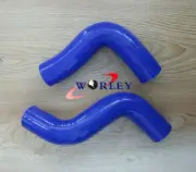 For Subaru Forester SF 1998 1999 2000 2001 2002silicone radiator hose kit BLUE (for: Subaru)