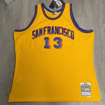 Mitchell & Ness NBA Swingman Jersey Golden State Warriors 62-63 Wilt Chamberlain