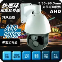 在飛比找蝦皮購物優惠-AHD 1080p 電動變焦 PTZ 快速 旋轉球 攝影機 