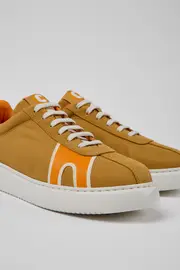 Runner K21 Beige and orange sneakers for women