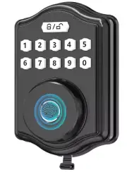 Fingerprint Door Lock – Keyless Entry Door Lock with Code, Voice Guidance, Elect
