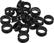 20Pcs Skid Finger Rings for Scissors Comfortable Protective Covers for Hair Shears Ergonomic Reduce Finger for Pet Grooming and Crafting