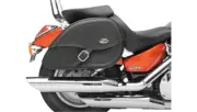 Saddlemen Drifter Teardrop Saddlebags Shock Cutaway Harley or Metric Motorcycle