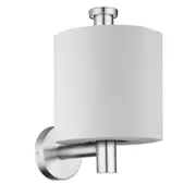 Brushed Nickel Toilet Paper Hook Roll Tissue Holder Round Stainless Steel