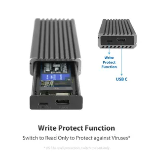 凡達克 SX M.2 NVMe SSD to USB 3.1 Gen 2 Type C 外接盒 NST-205C3-SG