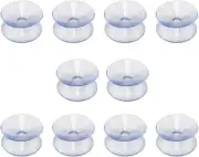 10 Pack Double Sided Suction Cups, Clear Suction Cups, Glass Table Top Bumpers,
