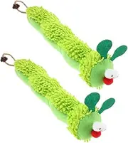 Mipcase 2pcs Catnip Plush Pillows for Indoor Cats Interactive Chew and Play Stress Relieving Kitten Supplies for Biting Scratching and Kicking Fun