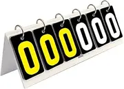 Aymzbd Number Score Board Counter Portable Accessory 6 Digits
