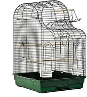 Bird Supplies Medium-Sized Travel Bird Cage Pet Bird House Universal Bird Cage Frame Bird Carrier with Rolling Bracket Bird Playground