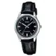 【CASIO 】CASIO 經典復古輕巧指針腕錶-黑色X銀框(LTP-V005L-1A)/30mm