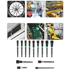 Complete 13pcs Hex Socket Drill Bit Set for Home Appliance Maintenance