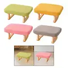 Rectangle Chair Step Stool Sofa Footrest for Guest Room Playroom Bedroom