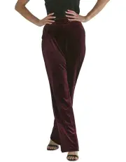 [Fate & Becker] Mustang Sally Velvet Pant in Wine