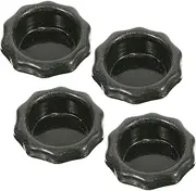 AKOOSY 4pcs Reusable Gas Can Caps Oil Can Covers for Sealing Fuel Tanks Threaded Design Dust and Water Protection Suitable for Gasoline and Diesel Storage