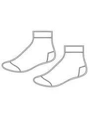 White Anklet Socks Girls