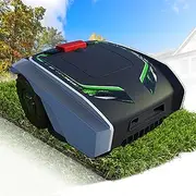 Robot Lawn Mower, Autonomous Path Fully Lawn Mower, App Control, Autonomous Obstacle Avoidance/Autonomous Rain Avoidance/Quick Cleaning/Anti-Theft System, Suitable for 1500m² Lawns