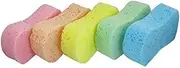 JUMPLAWN Car Wash Sponges 5 Pcs Bone Design Sponges Porous Surface for Cars Random Color