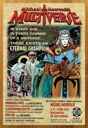 1997 Helix Comics Michael Moorcock Multiverse Print Ad/Poster Elric Simonson Art