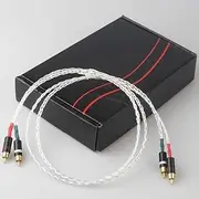 6N OCC Silver Plated HiFi Audio Cable(2m)