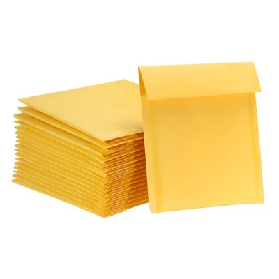 Bubble Mailers Padded Envelopes Mailing Yellow Mailer Packages 18x20mm, 25pcs
