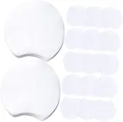 DEARMAMY 1200Pcs Non Woven Makeup Remover Pads Half Facial Cloths for Wet Dry Use for Cleansing Skin Removing Oil Makeup for Women