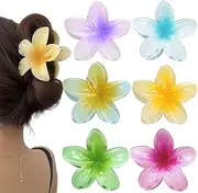 2025New in Hawaiian Flower Claw，Flower Hair Clips,Wonderful Gift,Strong Hold Claw Hair Clips for Women Thick Hair & Thin Hair, Fabulous color
