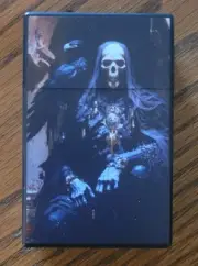 Gothic Skeleton Kings Plastic Cigarette Case Goth Art Style 1