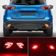 Rear Bumper Reflector Brake Fog DRL Indicator Light For Mazda CX-5 CX5 2013-2016 (for: Mazda)