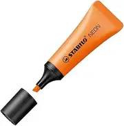 STABILO 48902 NEON Highlighter, Orange Box 10